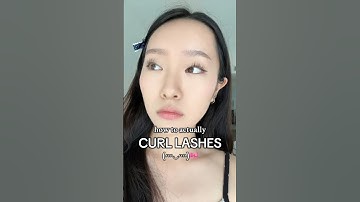 HOW TO CURL YOUR STRAIGHT LASHES! i need to go edit my vid & stop playing mc😔 #lashes #lashroutine