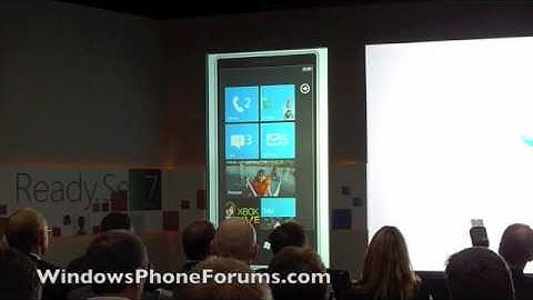 Windows Phone 7 Series UI demo
