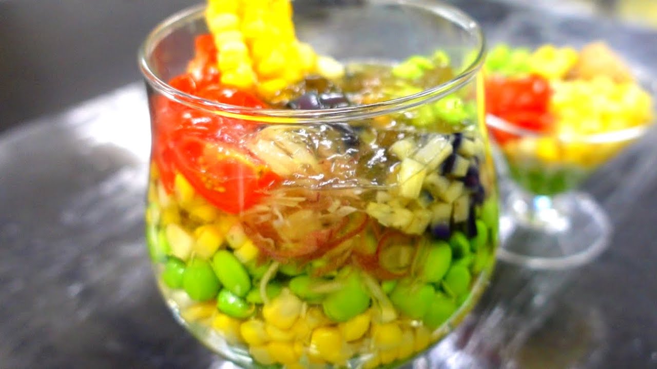 【オランダ煮】色鮮やか！夏にピッタリな冷やしオランダ煮こごり寄せ　夏野菜たっぷりヘルシーです