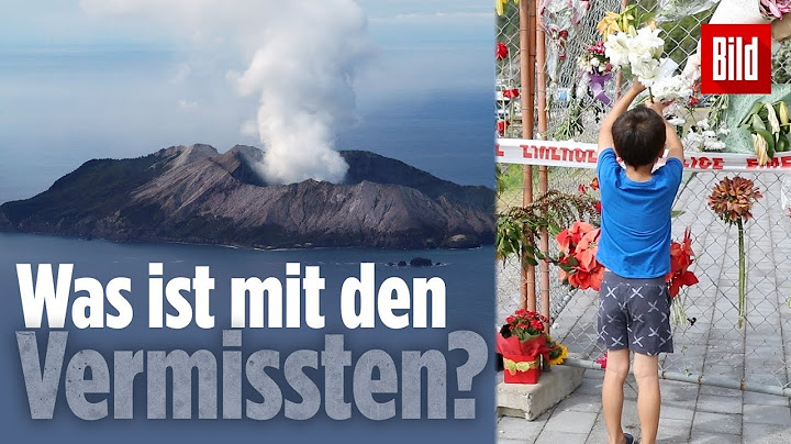 Lösung für vermissten Personen auf White Island vor Neuseeland naht!