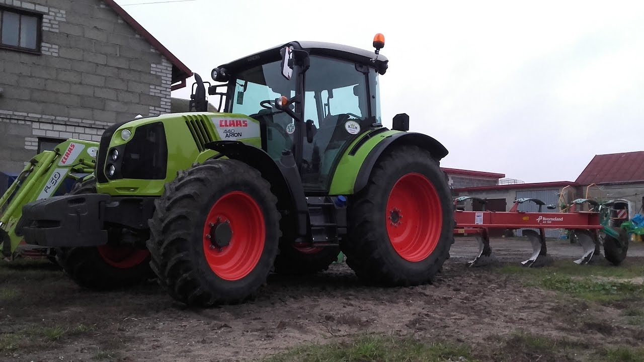 Test Claas Arion 440 | Zimowa orka | 2016 - YouTube