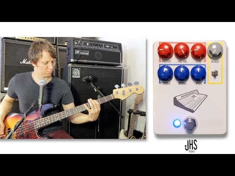 JHS Pedals Colour Box with Bass Guitar