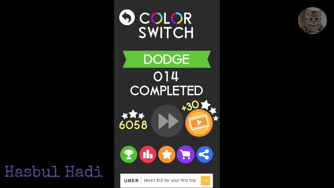 NEW Color Switch [ DODGE MODE ] Level: 1 - 25 Game Play