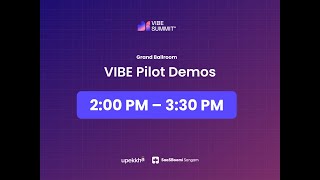 VIBE Pilots | Demo by Team Pragmatic