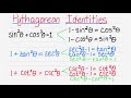 Basic And Pythagorean Trigonometry Identities