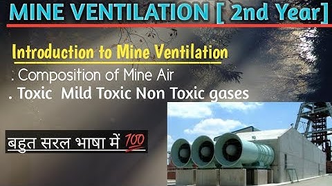 Mine Ventilation | Introduction to Mine Ventilation | 2nd year | Mining Mantra | Day 1