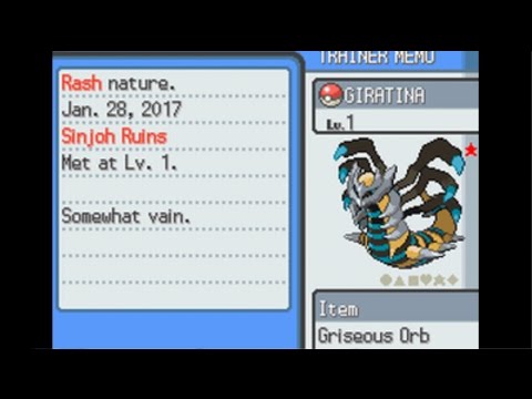 LIVE] Shiny Sinjoh Ruins Giratina after 10,449 SRs in SoulSilver - (Sinjoh  trio complete) 