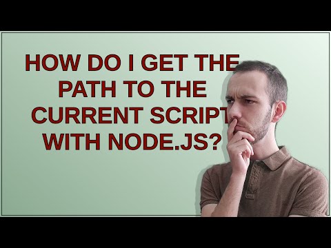 How do I get the path to the current script with Node.js?