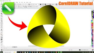CorelDRAW 3D Ribbon Design | Amazing 3D Shape Effect in CorelDRAW | CorelDRAW Tutorial in Hindi
