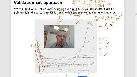 MH4510 Lecture 3 part 2 - validation set approach to estimate test error