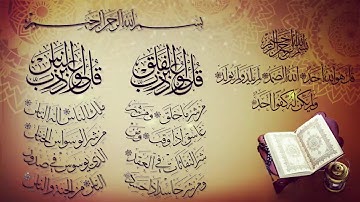 سورة الاخلاص والمعوذتين مكررة ثلاث مرات بصوت رقيق