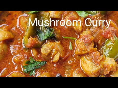 Mushroom ##Capsicum# Ki Recipe## Mushroom Curry###