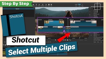How to Select Multiple Clips | Shotcut Tutorial