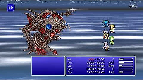 FFIV Pixel Remaster  - Final Fight Zeromus [4K]