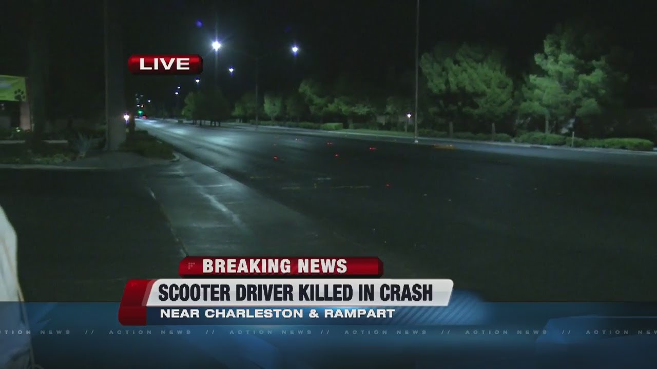 Man dies after his scooter crashes into car - YouTube