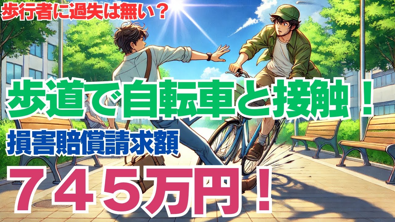 【自転車と歩行者の衝突事故の損害賠償は？】歩道上での事故でも歩行者に過失はあるのか？　民事裁判事例