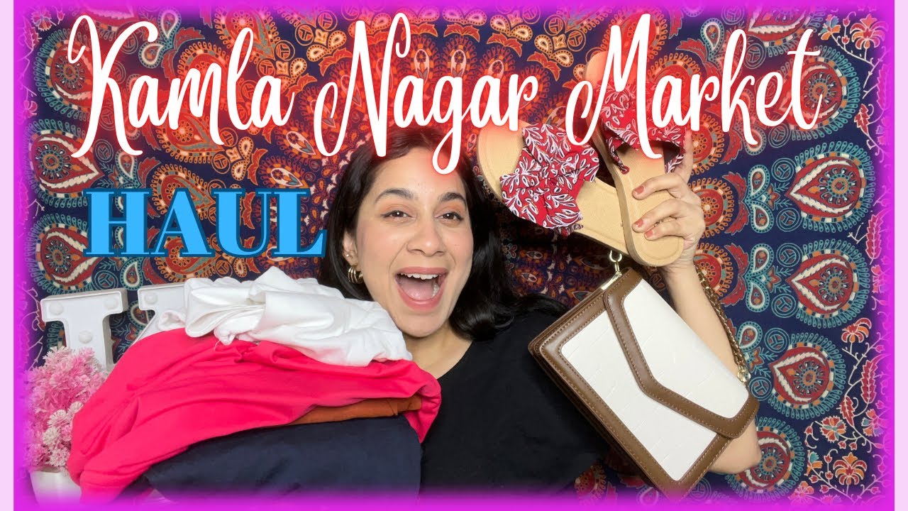 Kamla Nagar Market + Haul !! Jewellery,clothes,bags & alot more