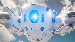 Starships Of AI Sci Fi Skylands - Immersive