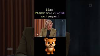 Merz: Ich habe den Heulanfall nicht gespielt