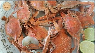 طريقة تحضير واكل القبقب How to cook and eat  crab