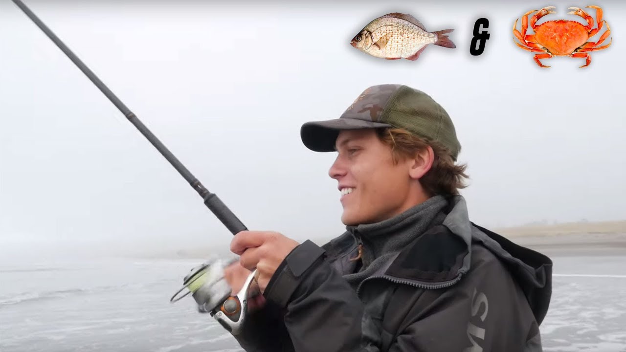 Surf Perch Fishing & Crabbing On The Washington Coast. Ft. mav YouTube