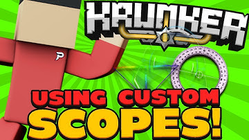 USING INSANE KRUNKER SCOPES! ANIMATED CUSTOM SCOPES! (NUKE?)