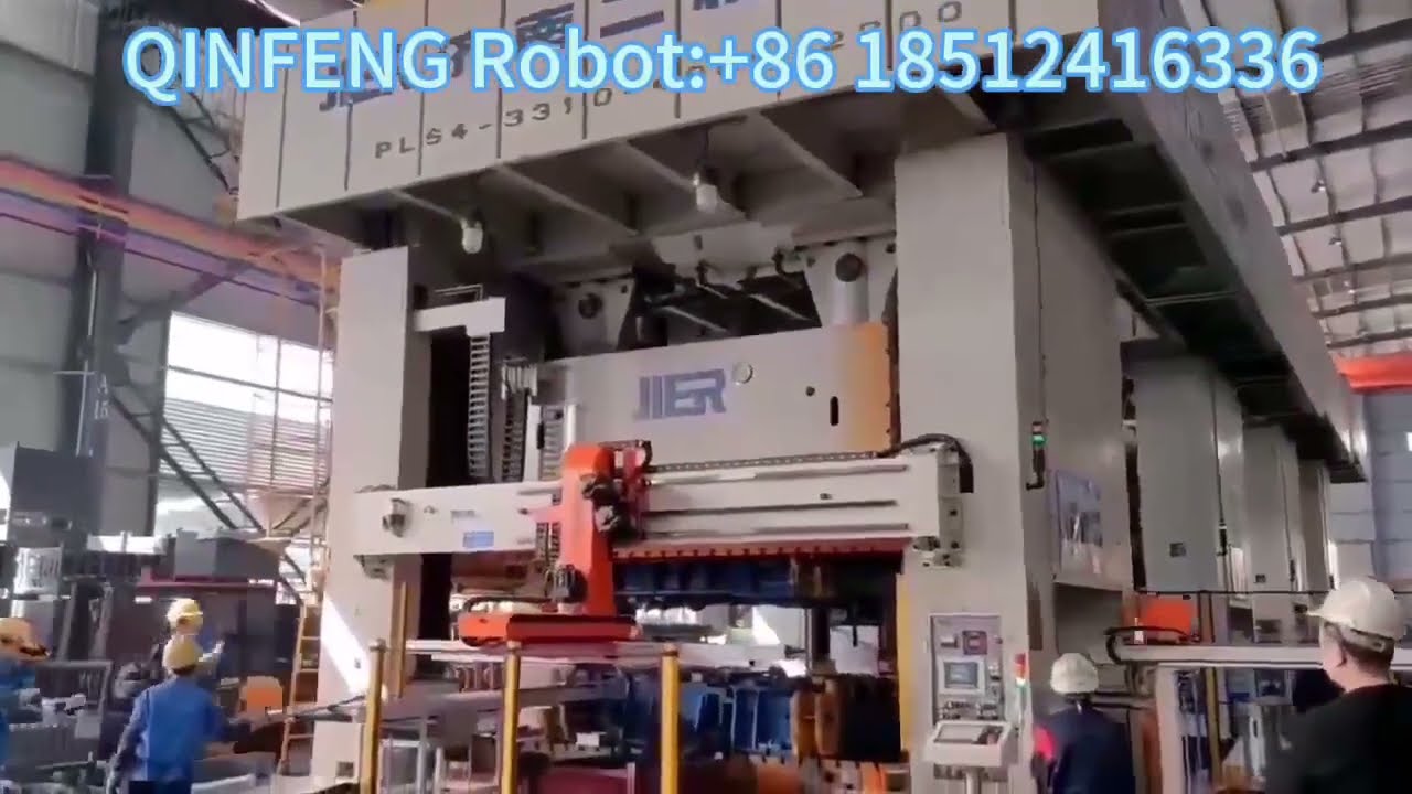 QINFENG's Truss manipulator feeding system for press.