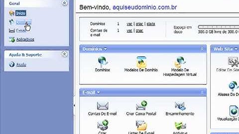 Hotel da WEB - Criando um usuário de domínio para acessar o Painel de Controle - Plesk