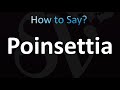 How to Pronounce Poinsettia in British English (UK)