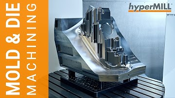 5 Axis Machining: Mold & Die Headlight Mold | DMG MORI | CAM-Software | hyperMILL