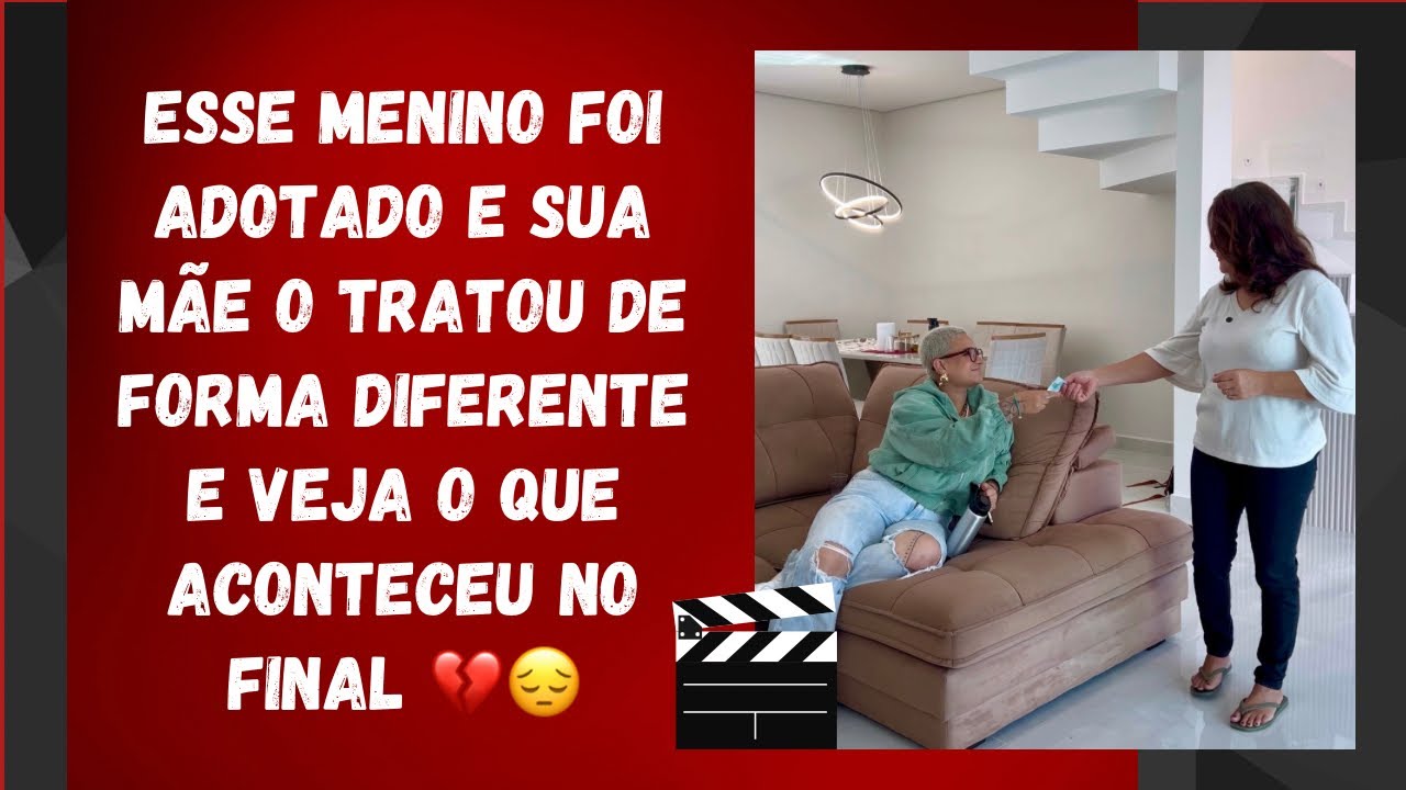Esse menino foi adotado e sua mãe o tratou de forma diferente e veja o que aconteceu no final 💔😔