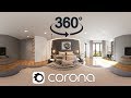 How to create  360° panoramas with Corona Renderer