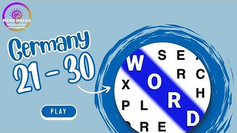 Word Search Explorer: Germany (Levels 21 - 30) Walkthrough