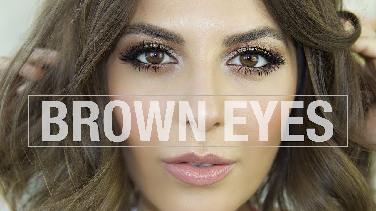 eye makeup for brown eyes and brown hair