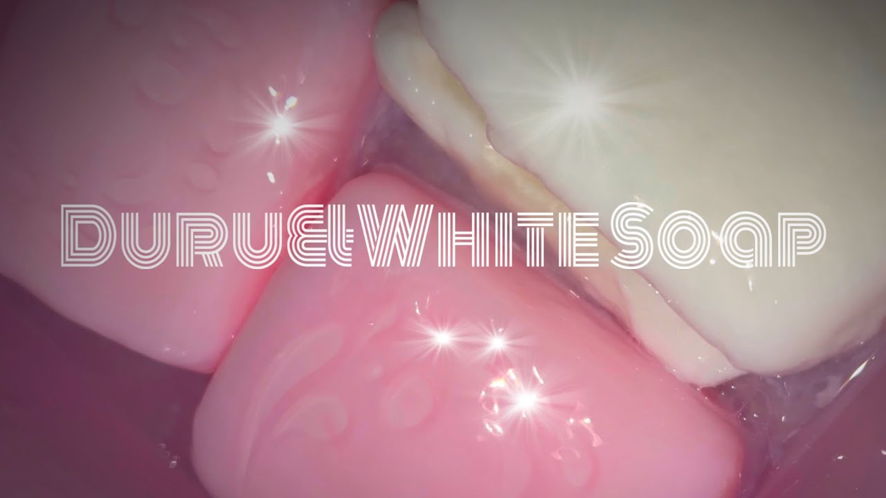 🩷ASMR.DURU WITH WHITE SOAKED SOAP🩷Mushy Soap🩷