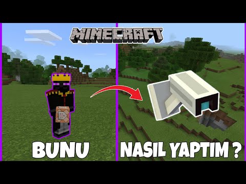 MİNECRAFT KAMERA YAPIMI - KOMUT BLOĞU İLE - MİNECRAFT KOMUTLARI | MODSUZ (ANDROİD, İOS)