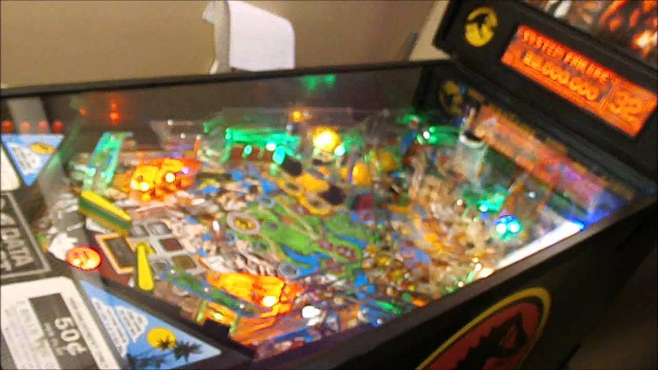 1993 Data East Jurassic Park Pinball Machine YouTube