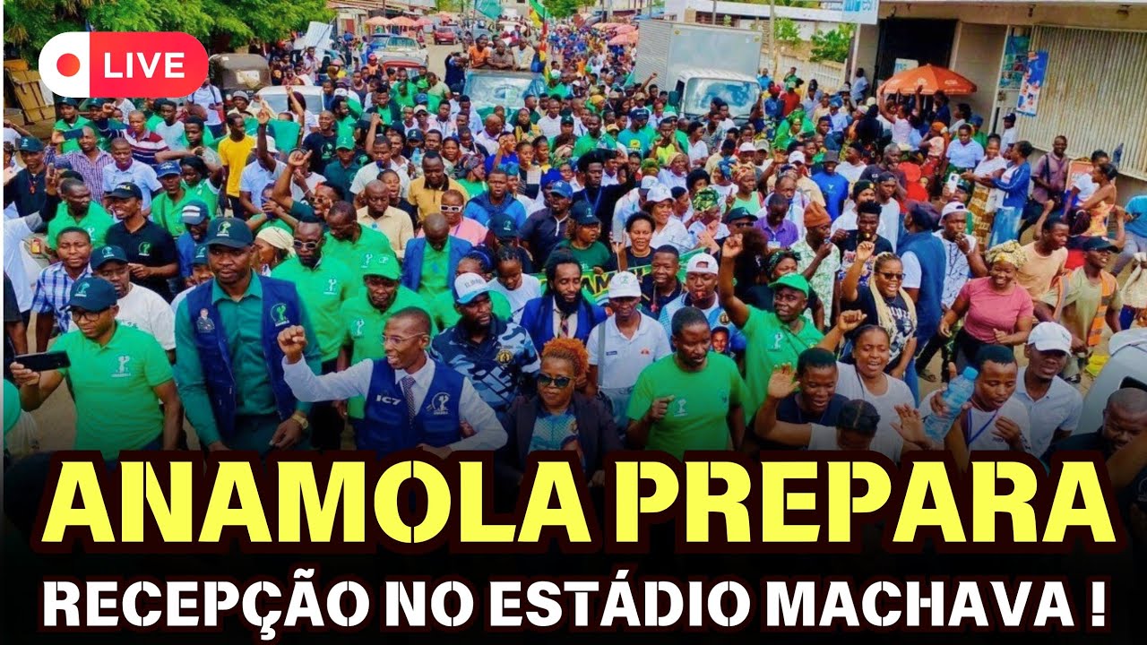 Partido ANAMOLA prepara recepção no Estádio da Machava - YouTube