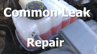 Fix the Most Common Coolant Leak on Ford EcoBoost Trucks! Easy Overflow Tank Replacement