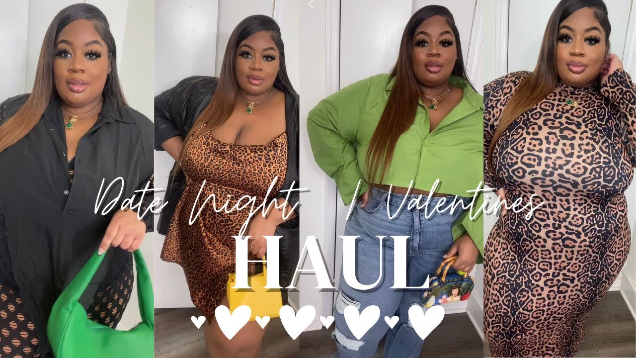 VAENTINES DAY TRY ON HAUL | DATE NIGHT OUTFIT IDEAS | PLUS SIZE & CURVY ...
