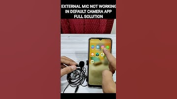 External Mic 🎤 Not Working In Camera App 😱 | #shorts #viral #camera