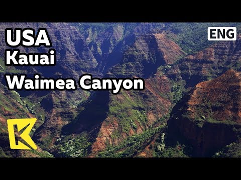 【K】USA Travel-Kauai[미국 여행-카우아이]와이메아 캐년/Waimea Canyon/Red water/Observatory/Hawaii native