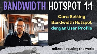 Setting Bandwidth Hotspot 1:1 dengan User Profile By Rate Limit #mikrotik #hotspot #settings