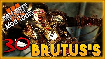 FIGHTING LOTS OF BRUTUS, BLACK OPS 3 CUSTOM ZOMBIES, INSANE BRUTUS BATTLE, MOD TOOLS TESTING