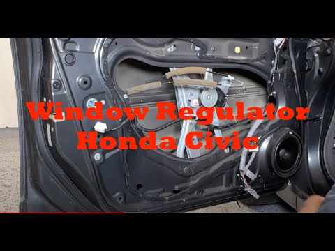 How to Replace a Driver's Side Window Motor & Regulator Honda Civic
