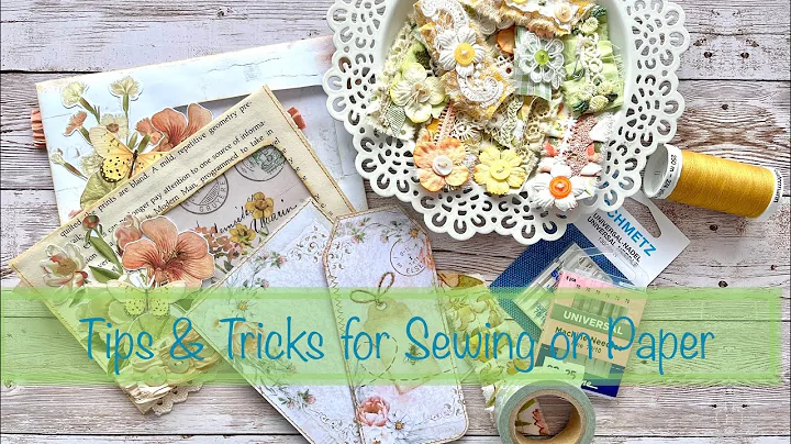Tips & Tricks for Sewing on Paper
