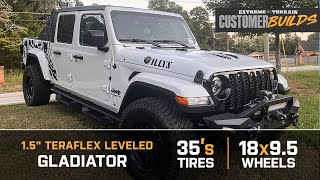 2021 Jeep Gladiator with Black Rhino Wheels & 35