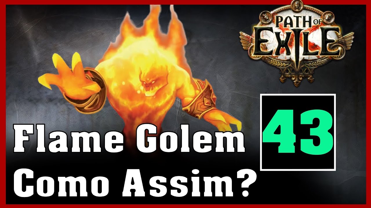 Flame Golem nivel 43 na Kalandra YouTube