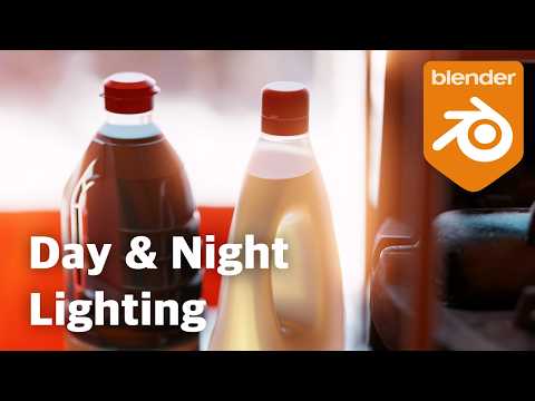 [Blender LOG] 009 - Day & Night Lighting | EEVEE