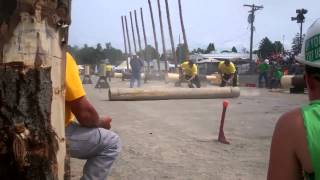8.18.13 Boonville Log  Rolling - epic at 24 seconds in....:-